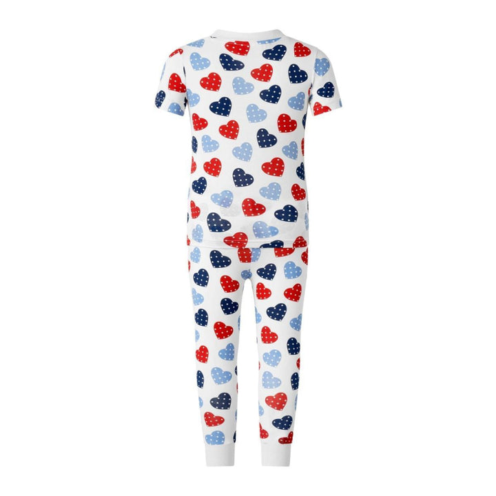 Scatter Heart Jersey Pajamas - Pajamas