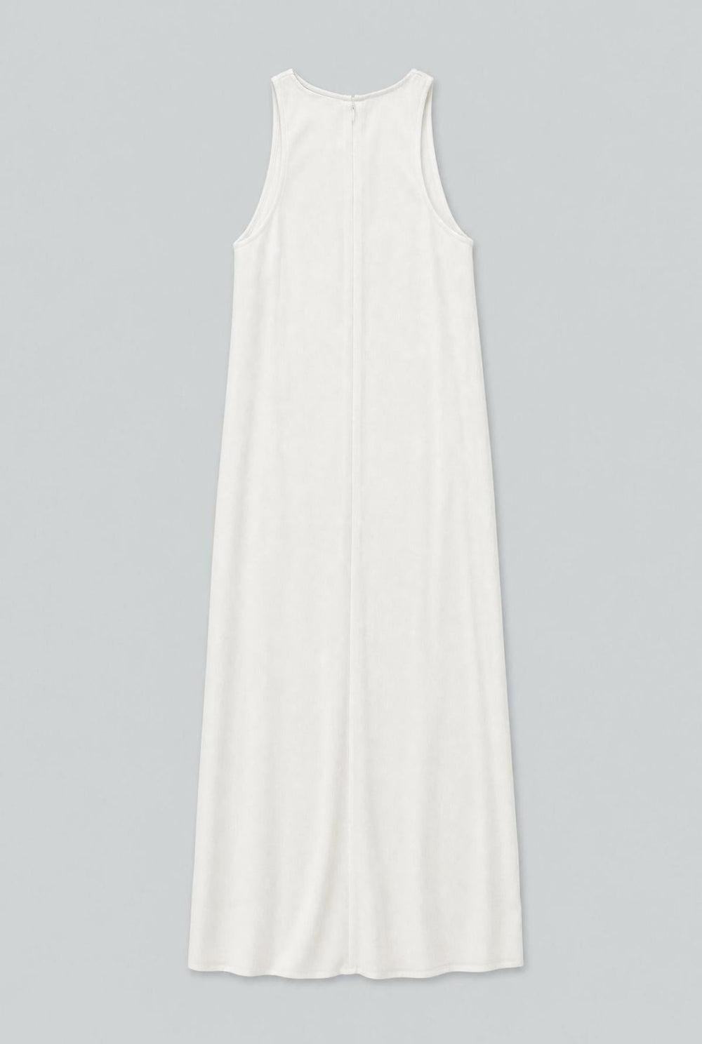 Scoop-Neck Sablé Dress - Macadamia - Dresses