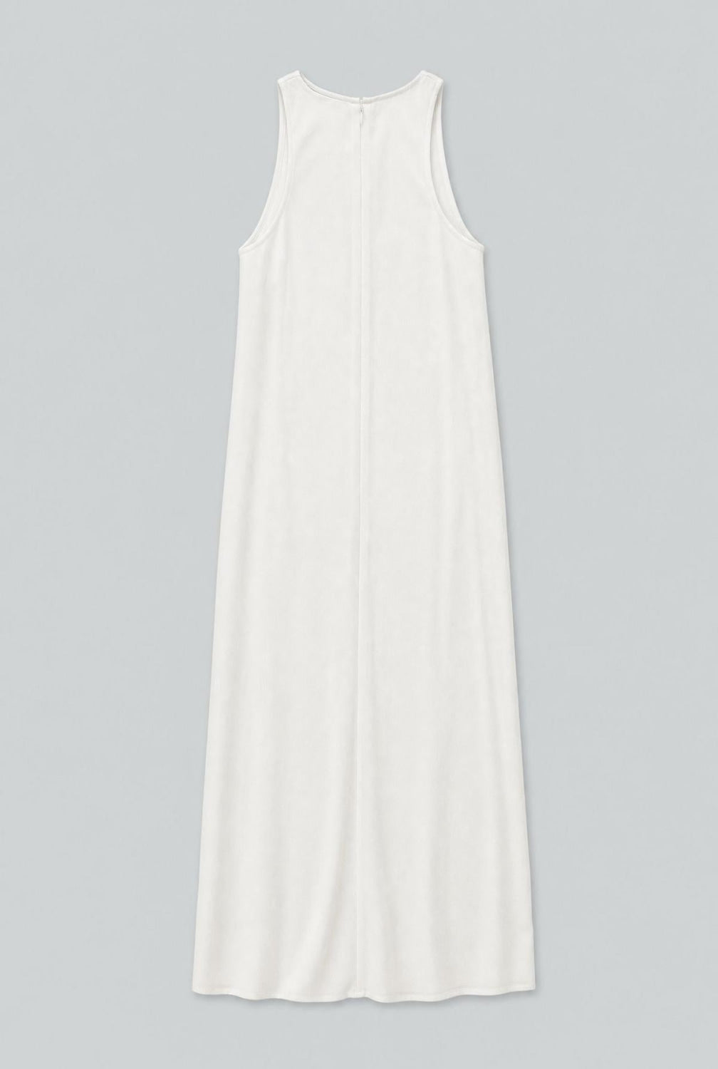 Scoop-Neck Sablé Dress - Macadamia - Dresses