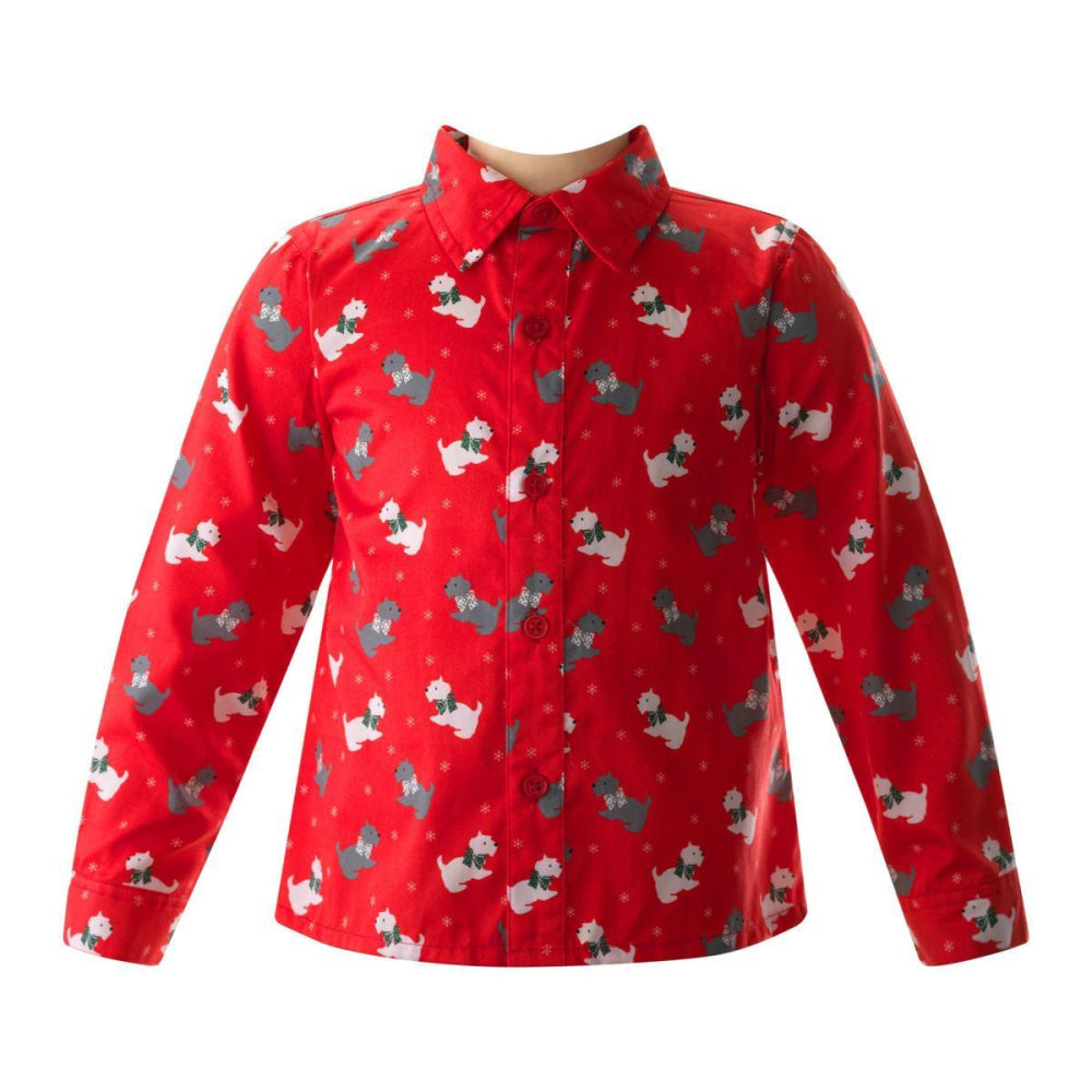 Scottie Dog Shirt - Button Down Shirt