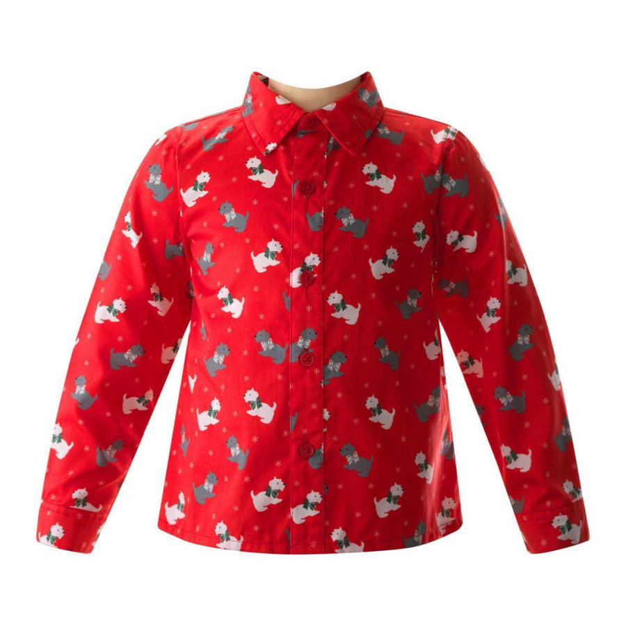Scottie Dog Shirt - Button Down Shirt