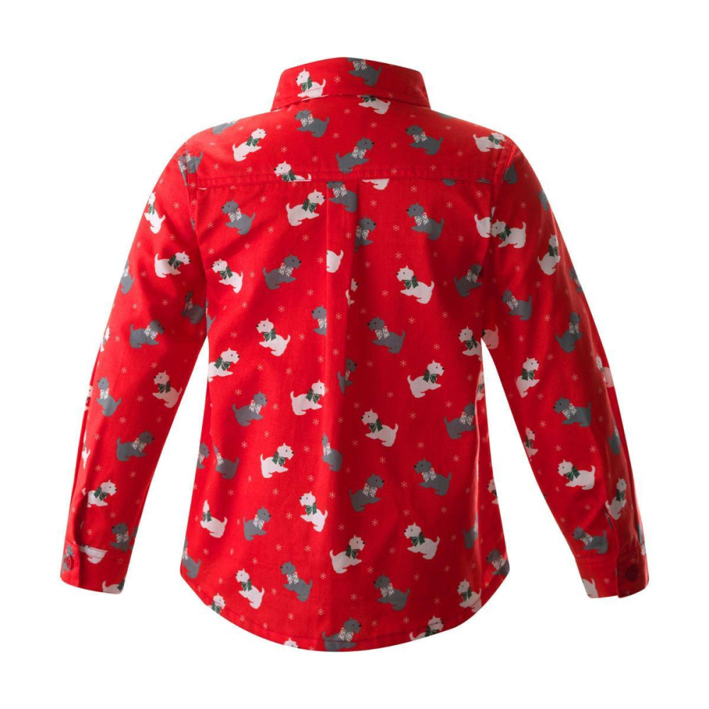 Scottie Dog Shirt - Button Down Shirt