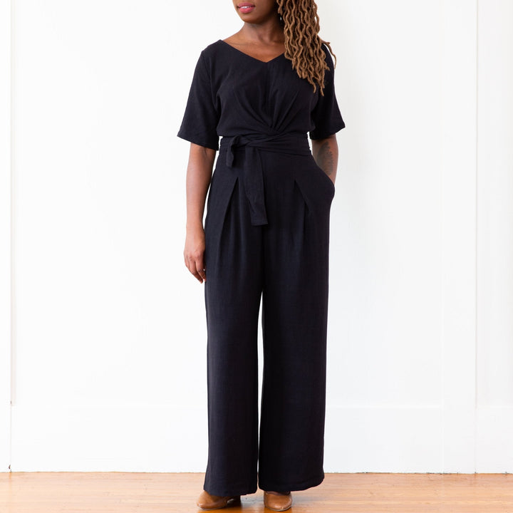 The Isabel Jumpsuit (Long) - Black