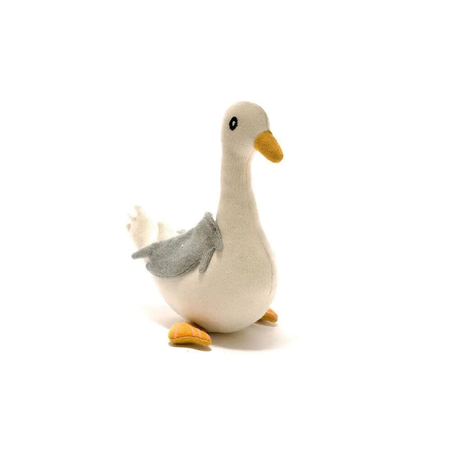 Knitted Organic Cotton Seagull Plush Toy Toys Best Years 