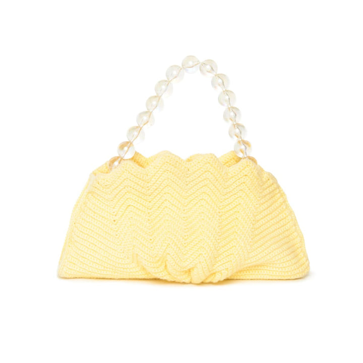 Seashell Clutch - Pastel Yellow - One Size - Clutch