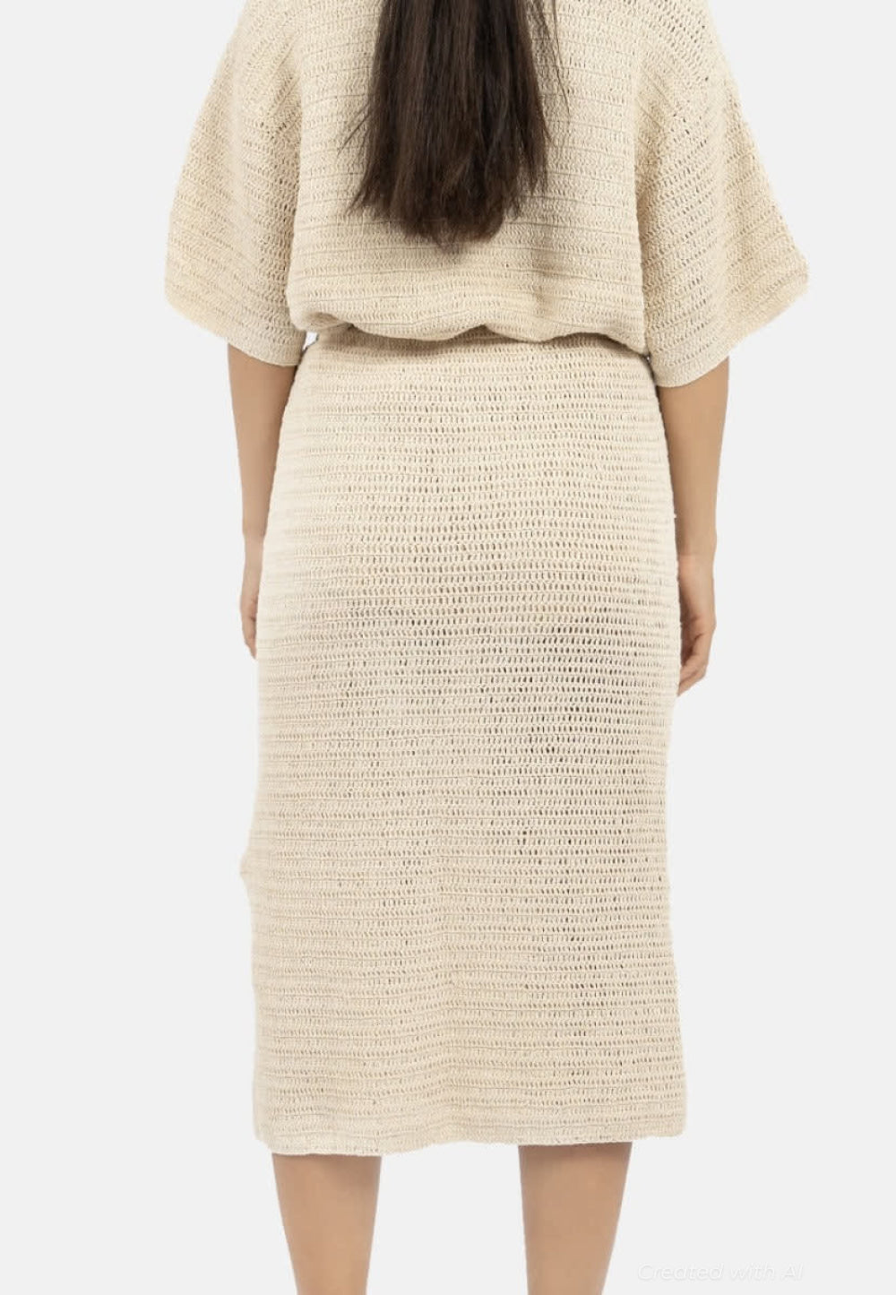 Sedona Crochet Skirt - Natural - Skirt