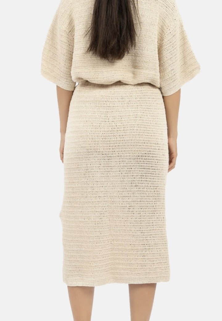 Sedona Crochet Skirt - Natural - Skirt