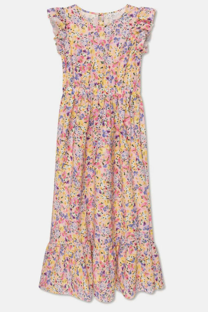 Seersucker floral woman dress - Unique - Dresses