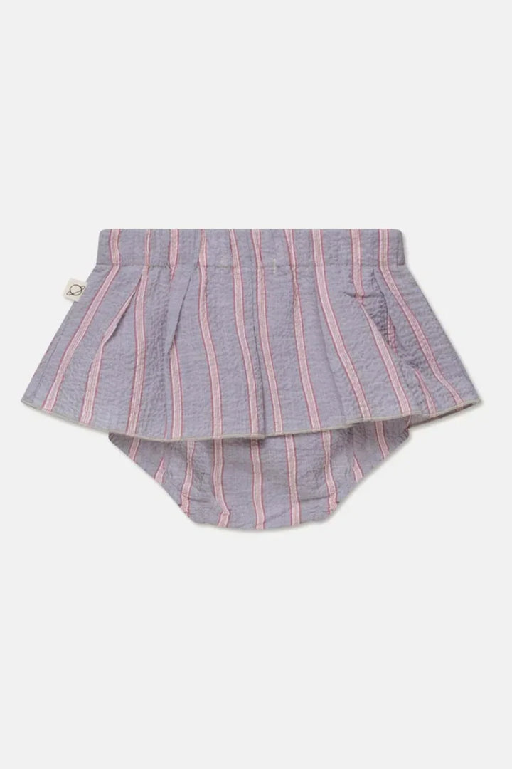 Seersucker stripe baby bloomers - 6M - Bloomer