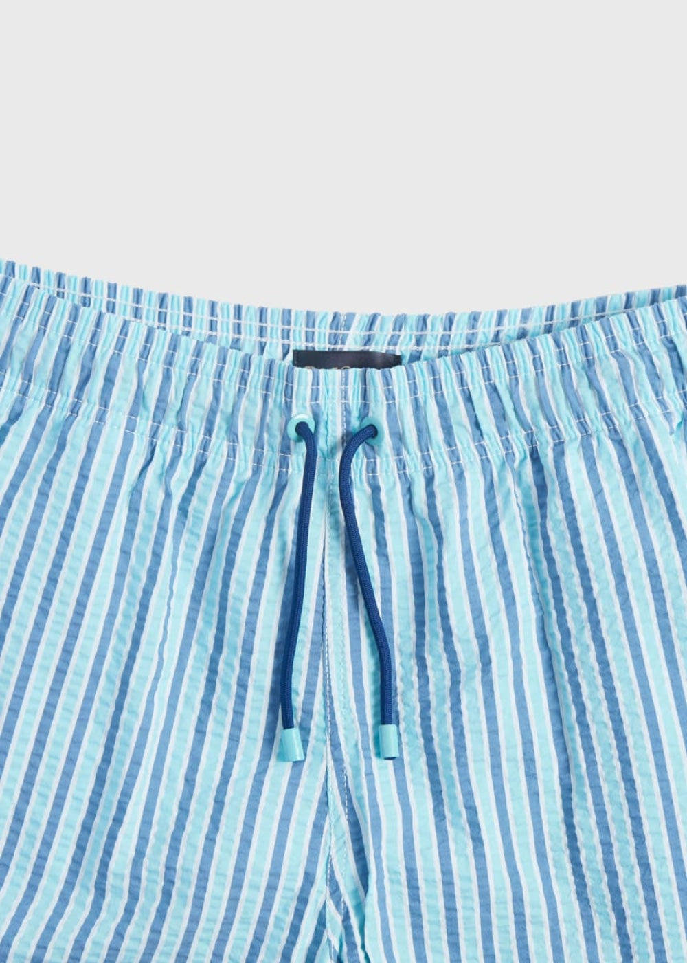 Seersucker Swim Trunk - Turquoise/Blue - Swim Trunk