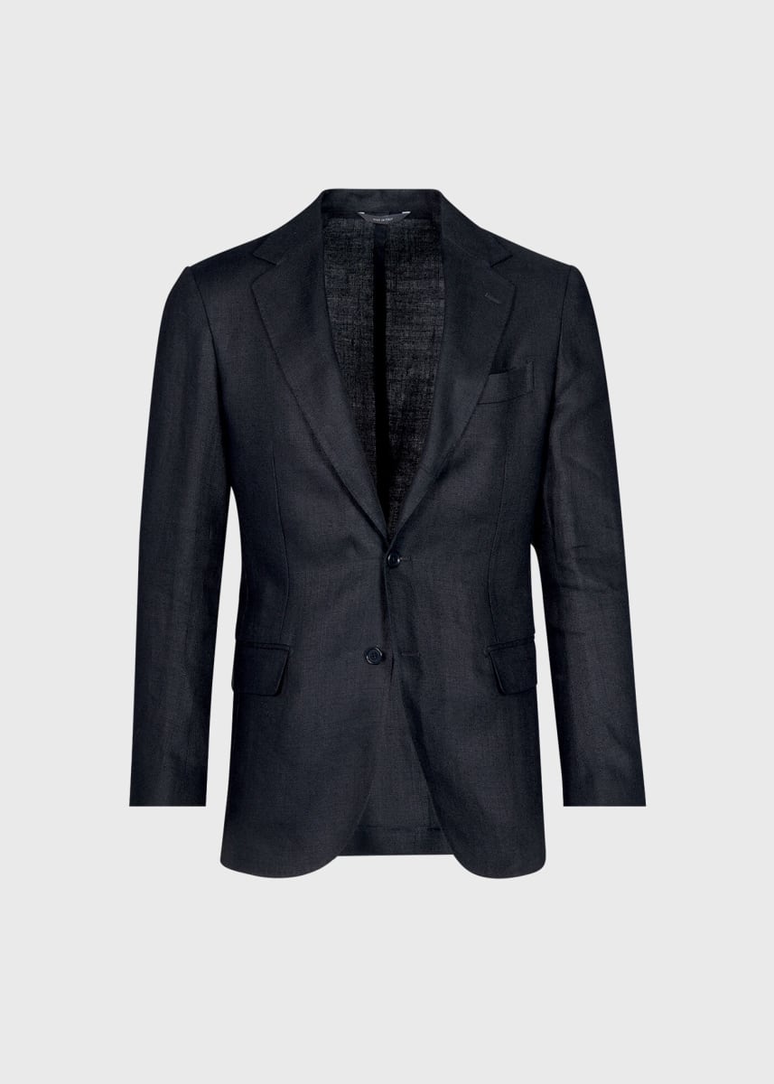 Linen Two - Black - Blazer