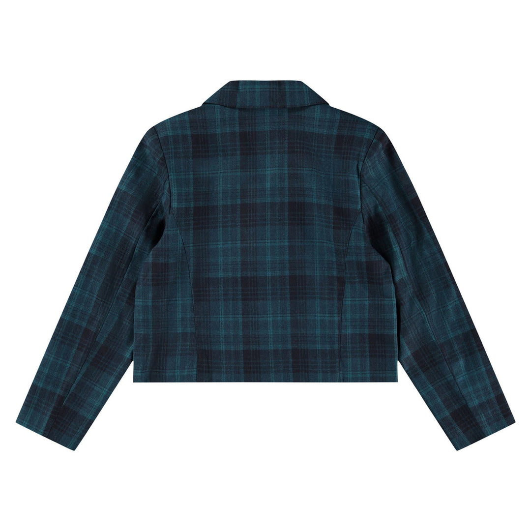 Hedvig Blazer - Green Black Check