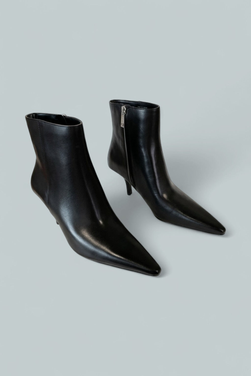 Selina Leather Ankle Boot - Black - US 7 - Bootie