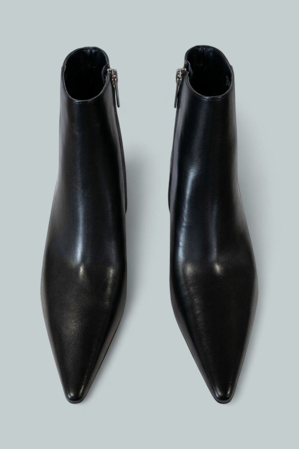 Selina Leather Ankle Boot - Black - US 7 - Bootie