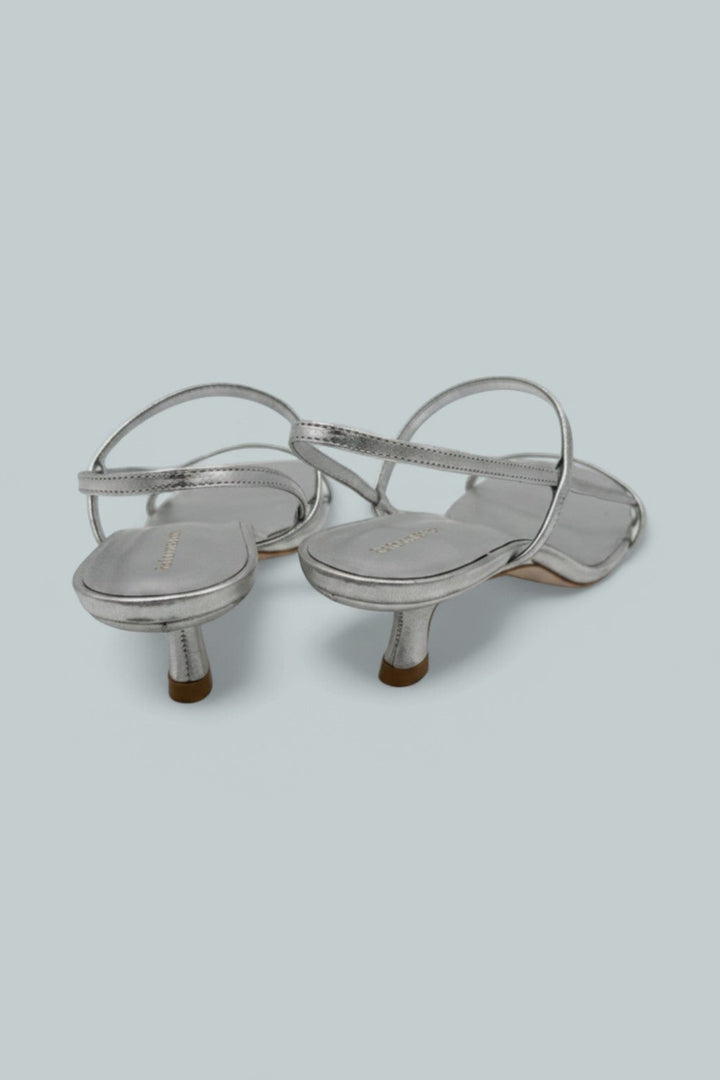 Serenity Bare Sandal - Silver - 7 - Sandals