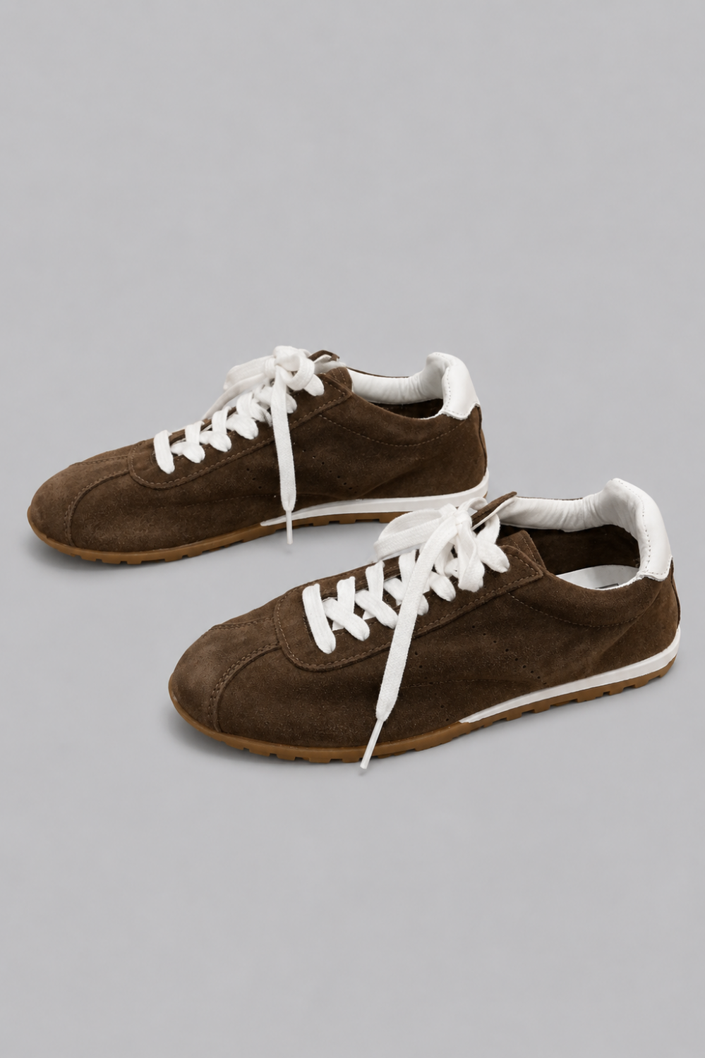 Serina Sneakers - Dark Brown Suede - 8 - Sneaker