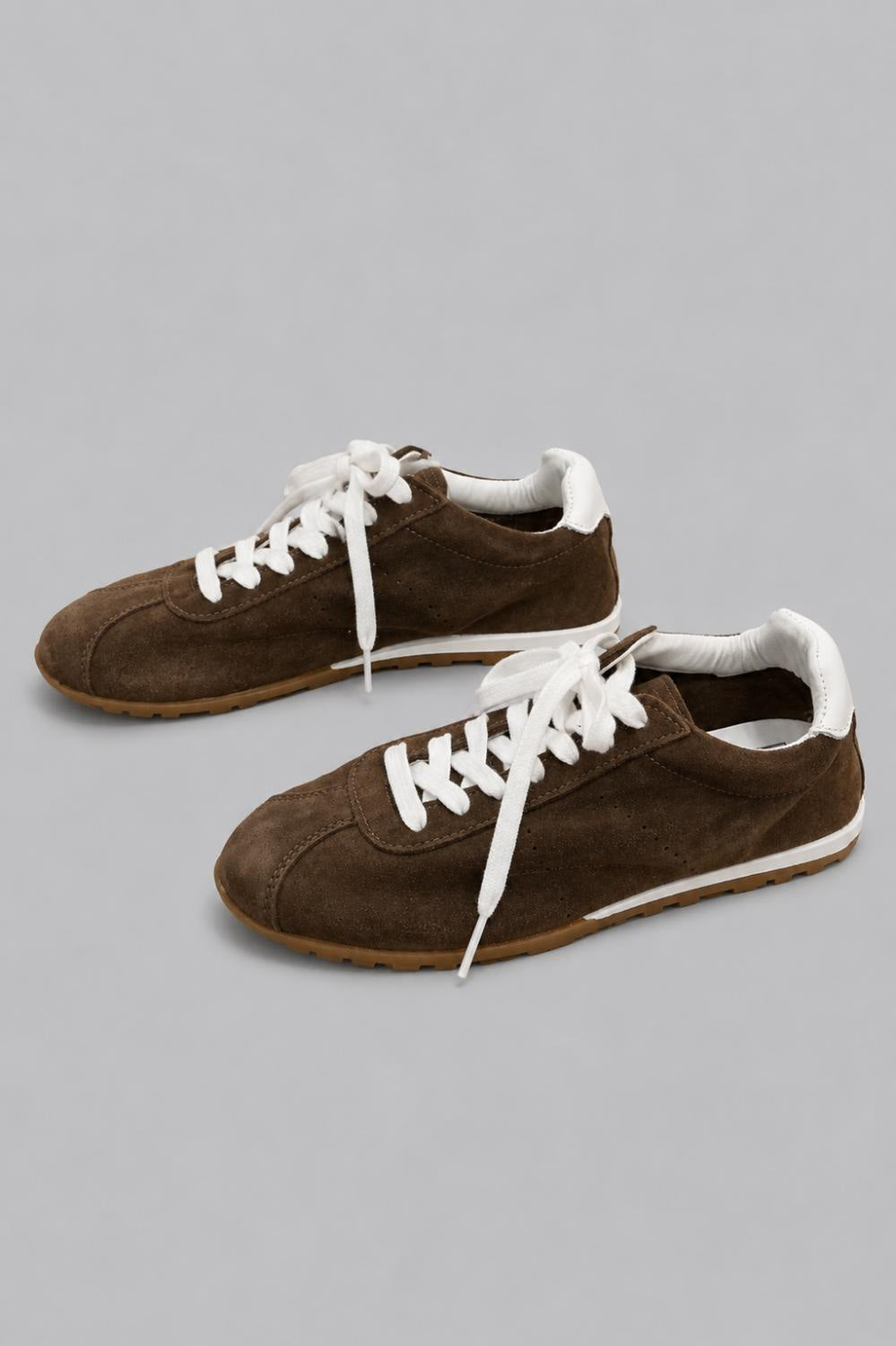 Serina Sneakers - Dark Brown Suede - 8 - Sneaker