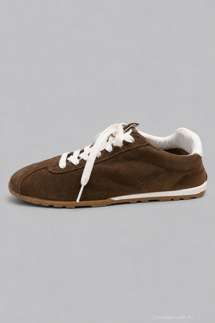 Serina Sneakers - Dark Brown Suede - 8 - Sneaker