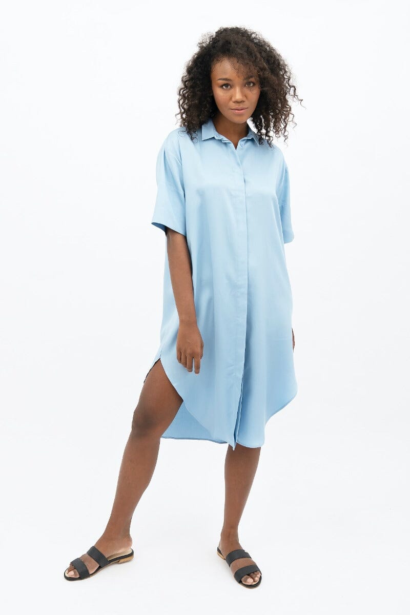 Seville Midi Dress - Sommerhus Blue Dresses 1 People 