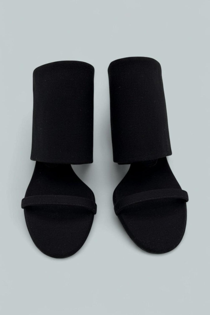 Shady Cuffed Sandals - Black Canvas - 10 - Sandals