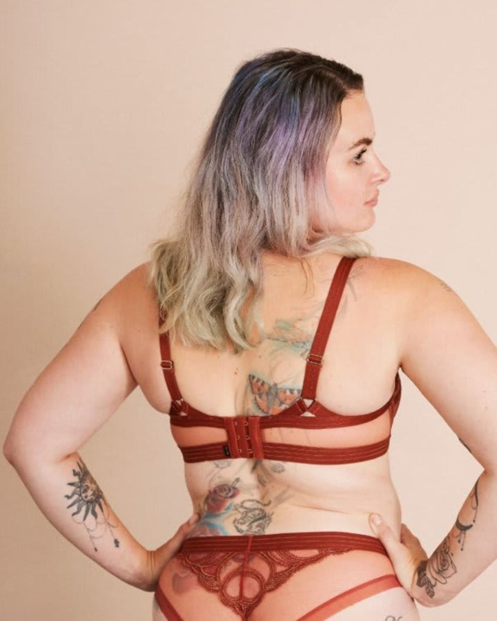 Sharing Is Caring Brazilian Briefs - Sienna - FINAL SALE - S - Underwear