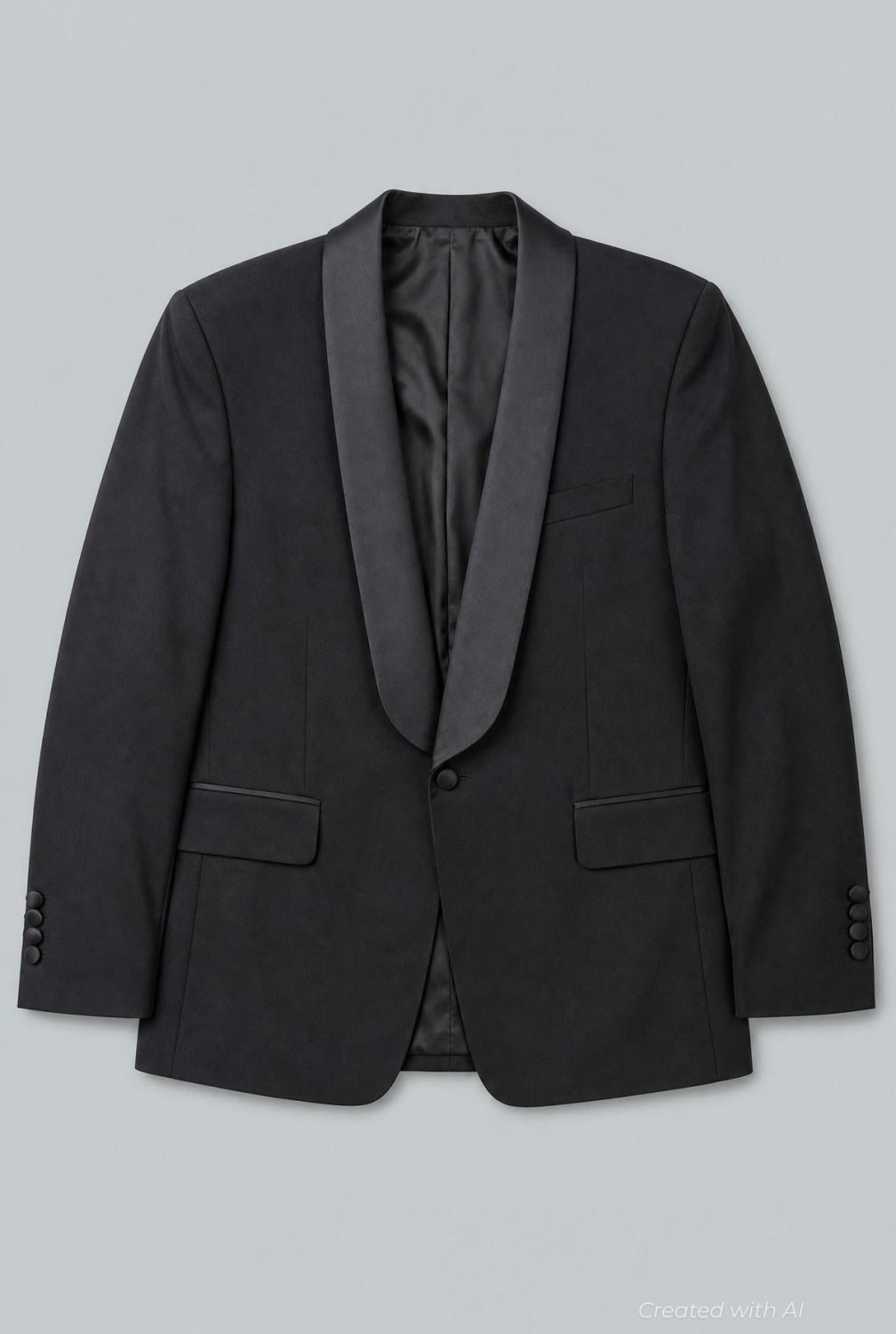 Shawl Collar Tux Jacket - Black - 12 / US 8 / L - Jacket
