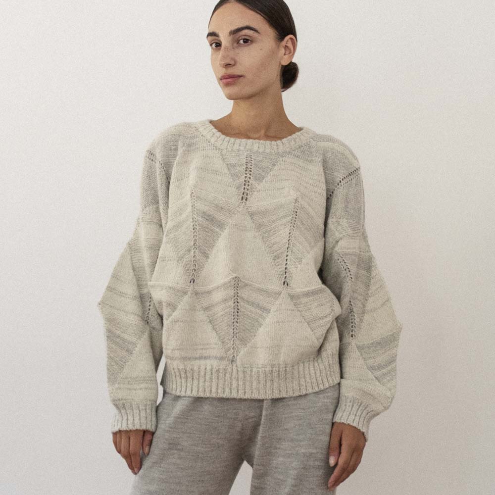 Shell Pullover Woman- Cloud