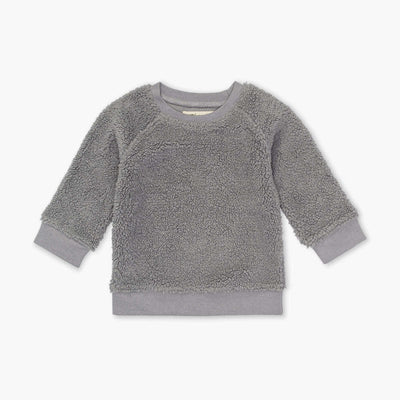 Sherpa Crewneck - Grey - Crewneck Sweatshirt