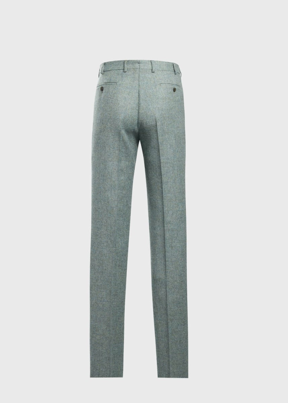Shetland Wool Dress Trouser - Seafoam Green - Trouser