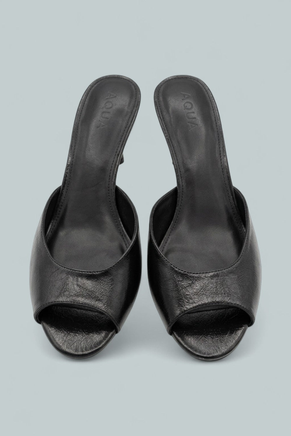 Shil Leather Sandals Exclusive - Black Crinkle - Sandals