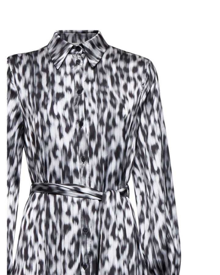 Shirt Dress With Belt - Fantasy - Dresses