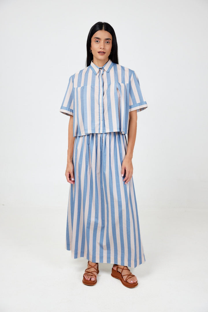 Leighton Blouse - Nauticle Stripe