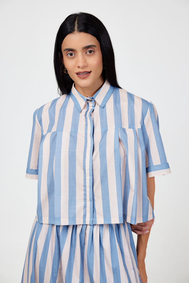 Leighton Blouse - Nauticle Stripe
