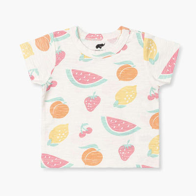 Short Sleeve Crewneck Tee - Fruit Salad - 9-12m - T-shirt