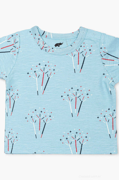 Short Sleeve Crewneck Tee - Sparkler Surprise - T-shirt