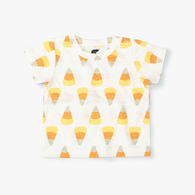 Short Sleeve Slub Jersey Printed Tee - Trick or Treat - T-shirt