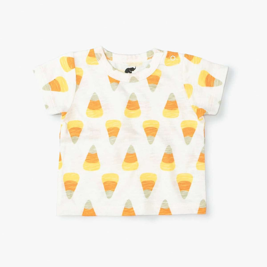 Short Sleeve Slub Jersey Printed Tee - Trick or Treat - T-shirt