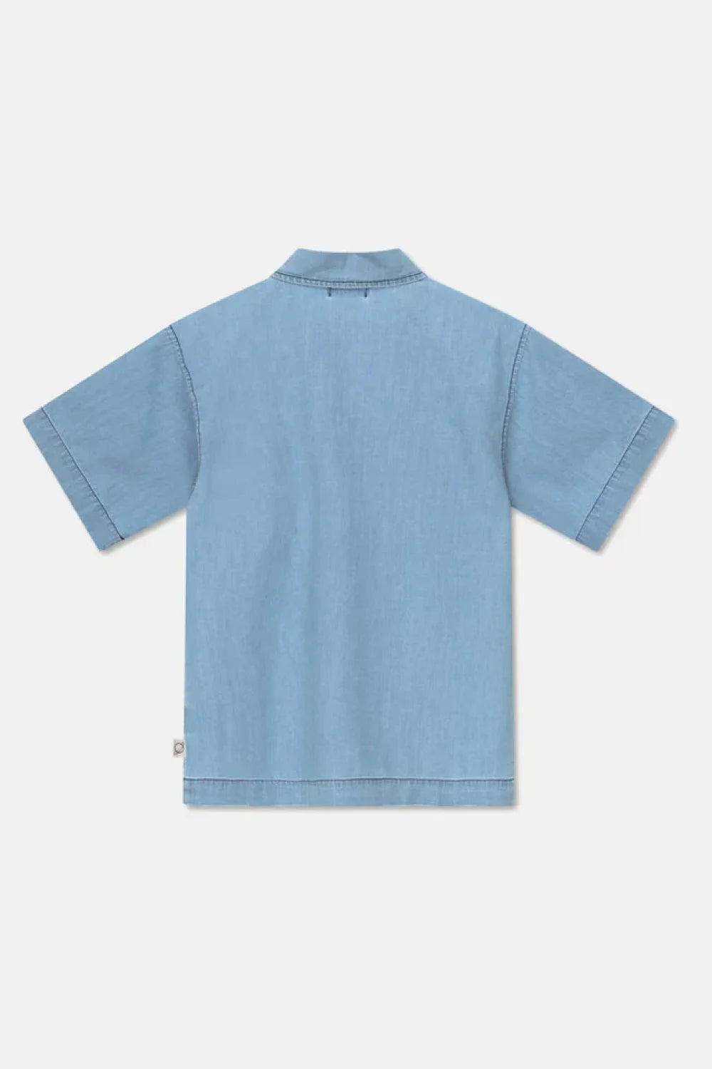 Short-sleeves denim shirt - Denim - Denim Shirt
