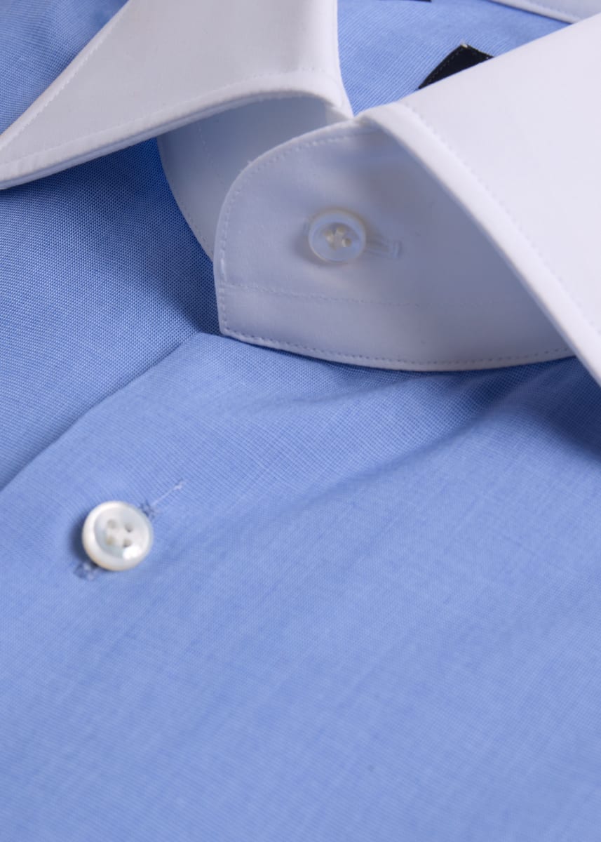 Phineas Cole Dress Shirt - Blue/White