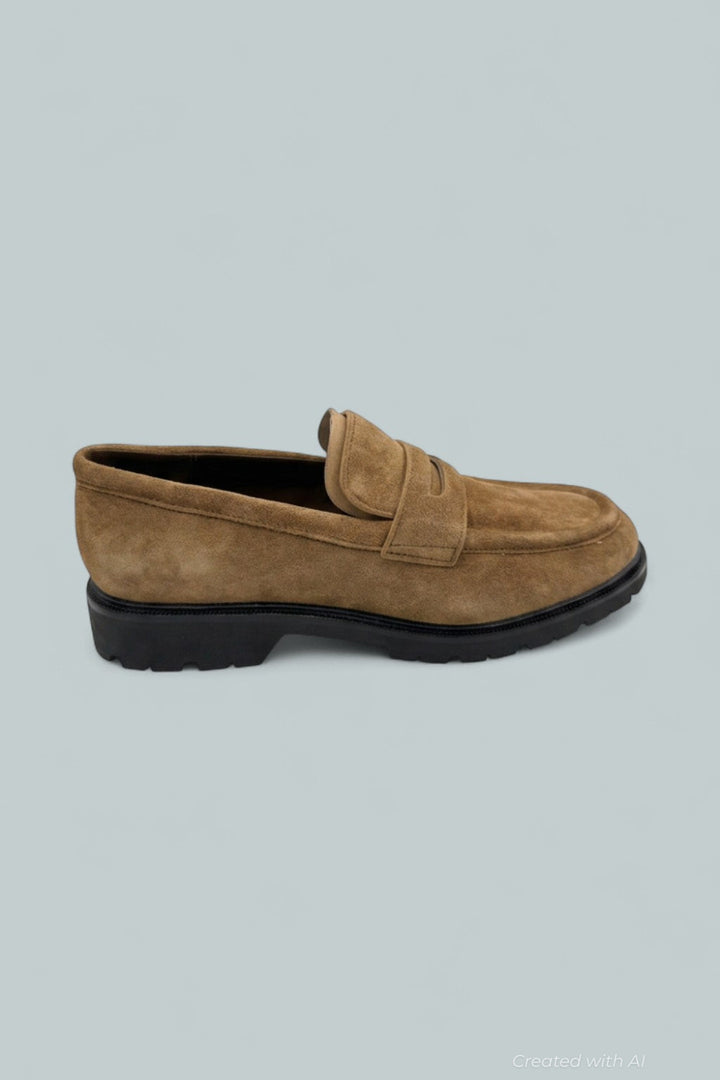 Siena Lug Loafers - Elmwood - 8 - Loafers
