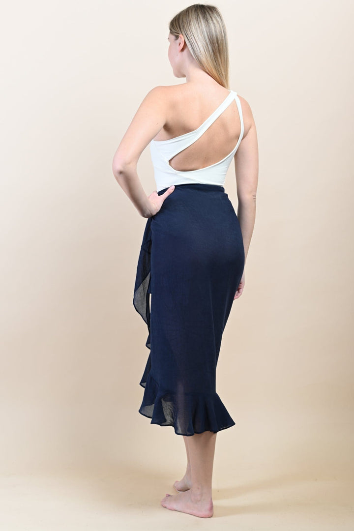 Siena Sarong - Blue - One Size - Cover-up
