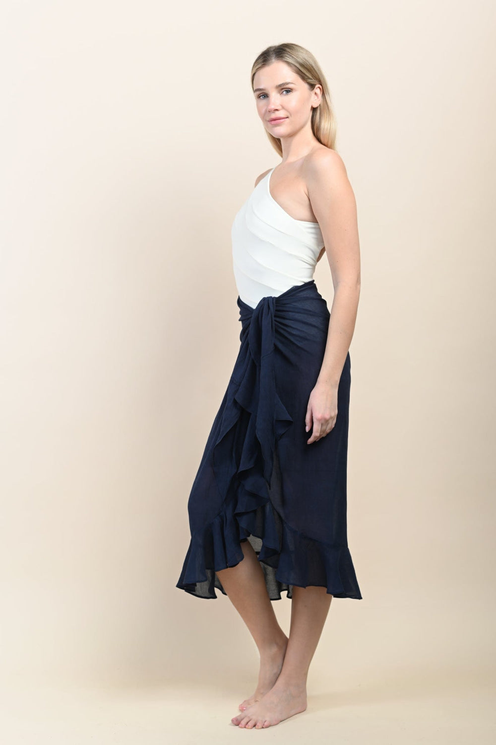 Siena Sarong - Blue - One Size - Cover-up