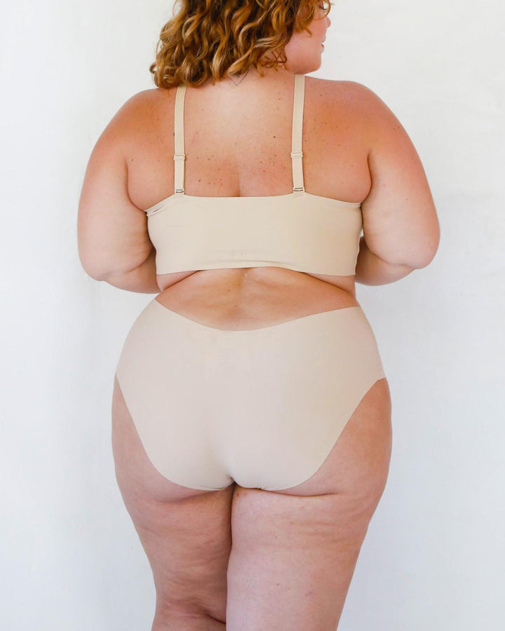 Signature Mid-Rise Brief - Creme - FINAL SALE - Underwear