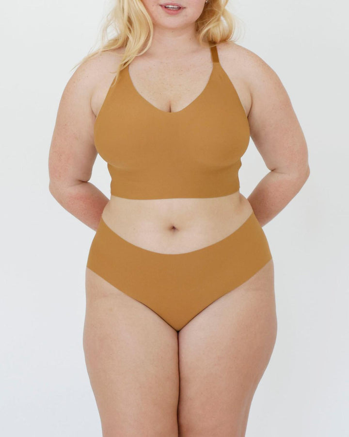 Signature Mid-Rise Brief - Honey - FINAL SALE - Underwear