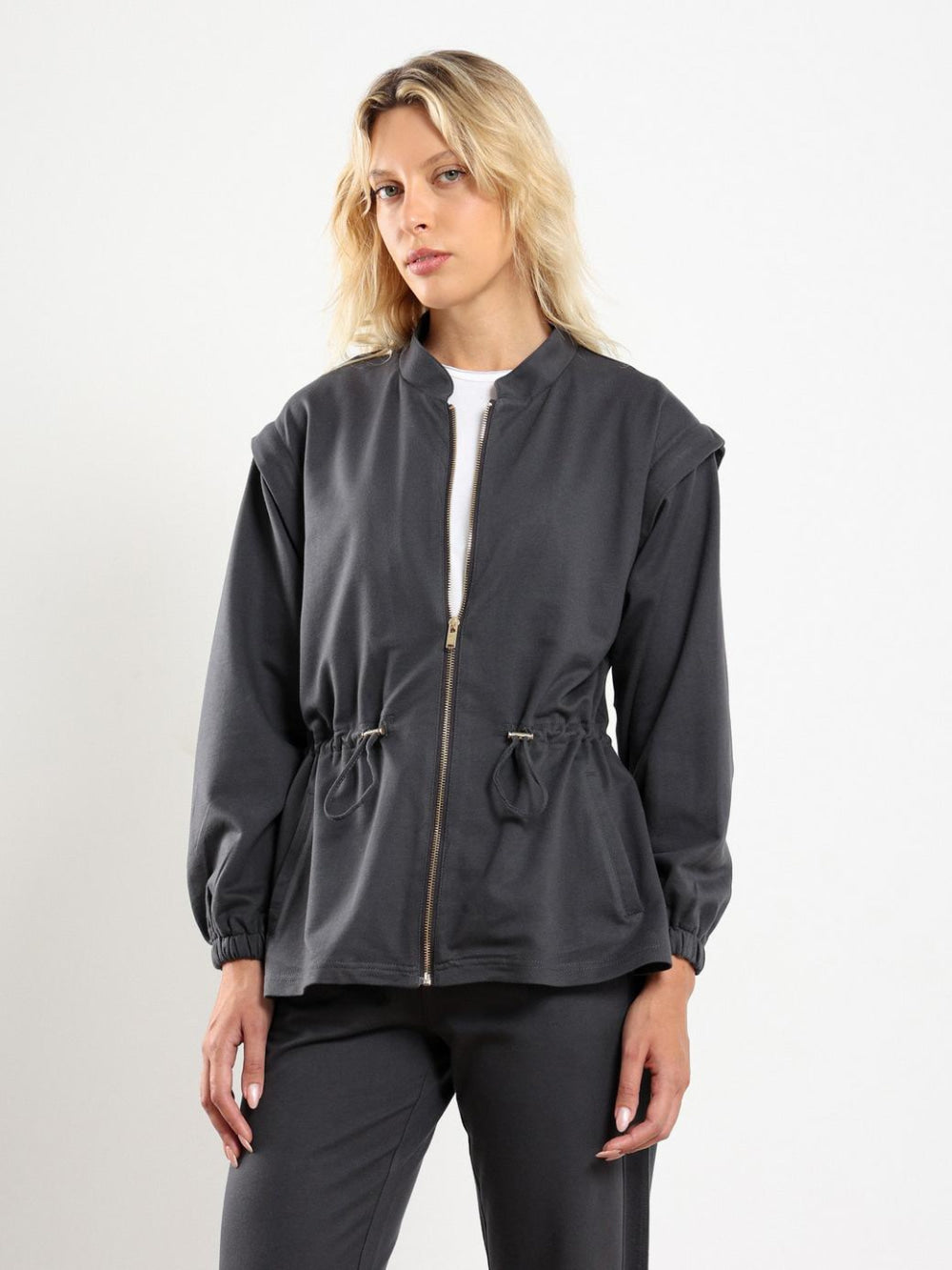 Siham Jacket - Midnight Grey - Jacket