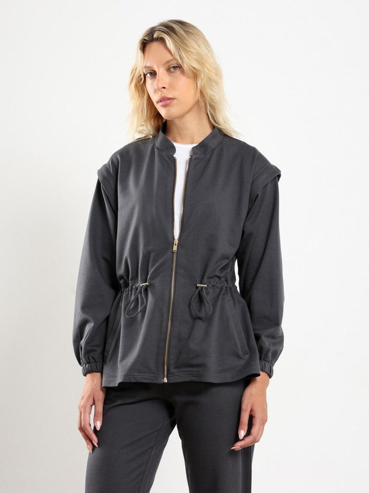 Siham Jacket - Midnight Grey - Jacket