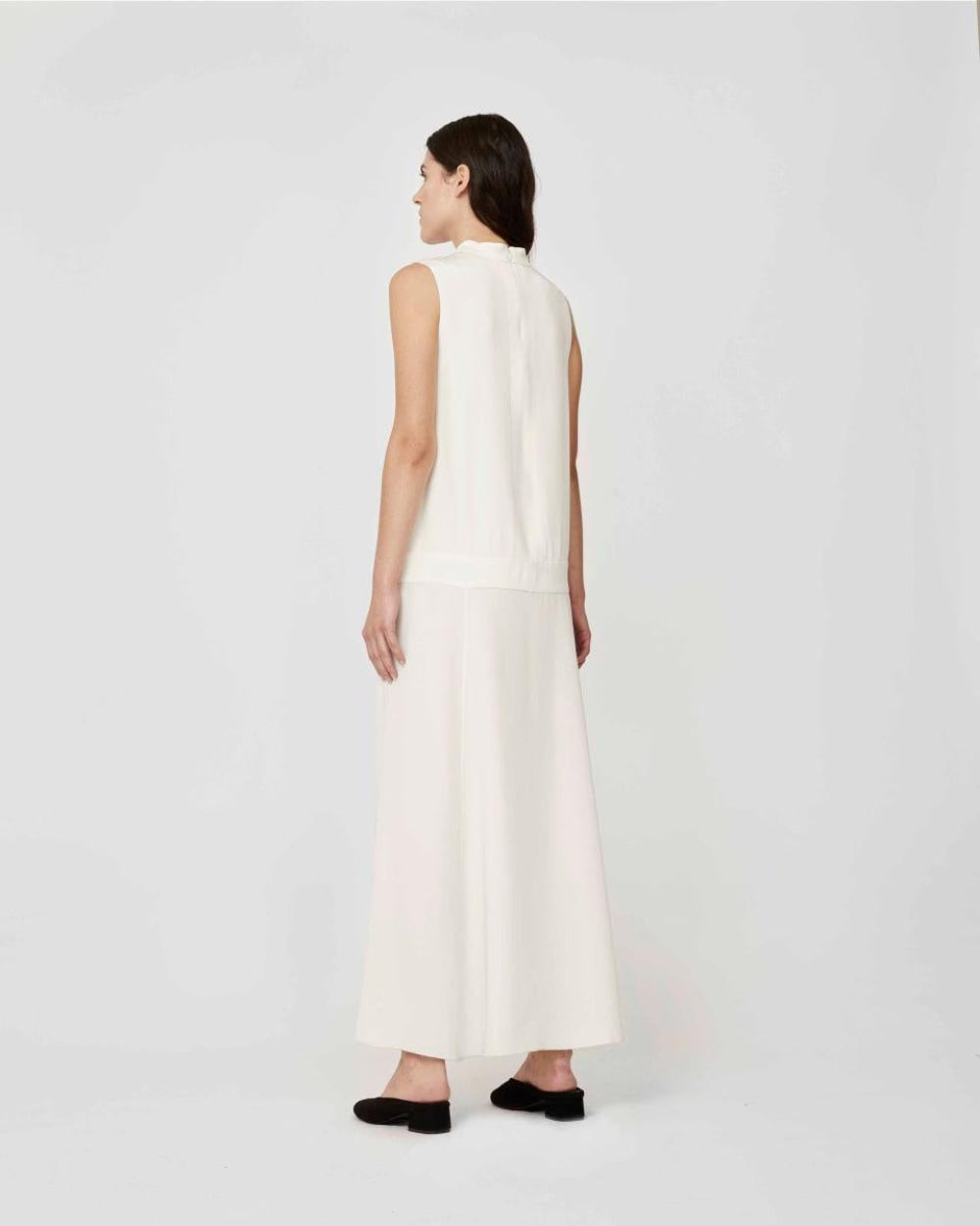 Silk Fonds Dress - White - 8 - Dresses
