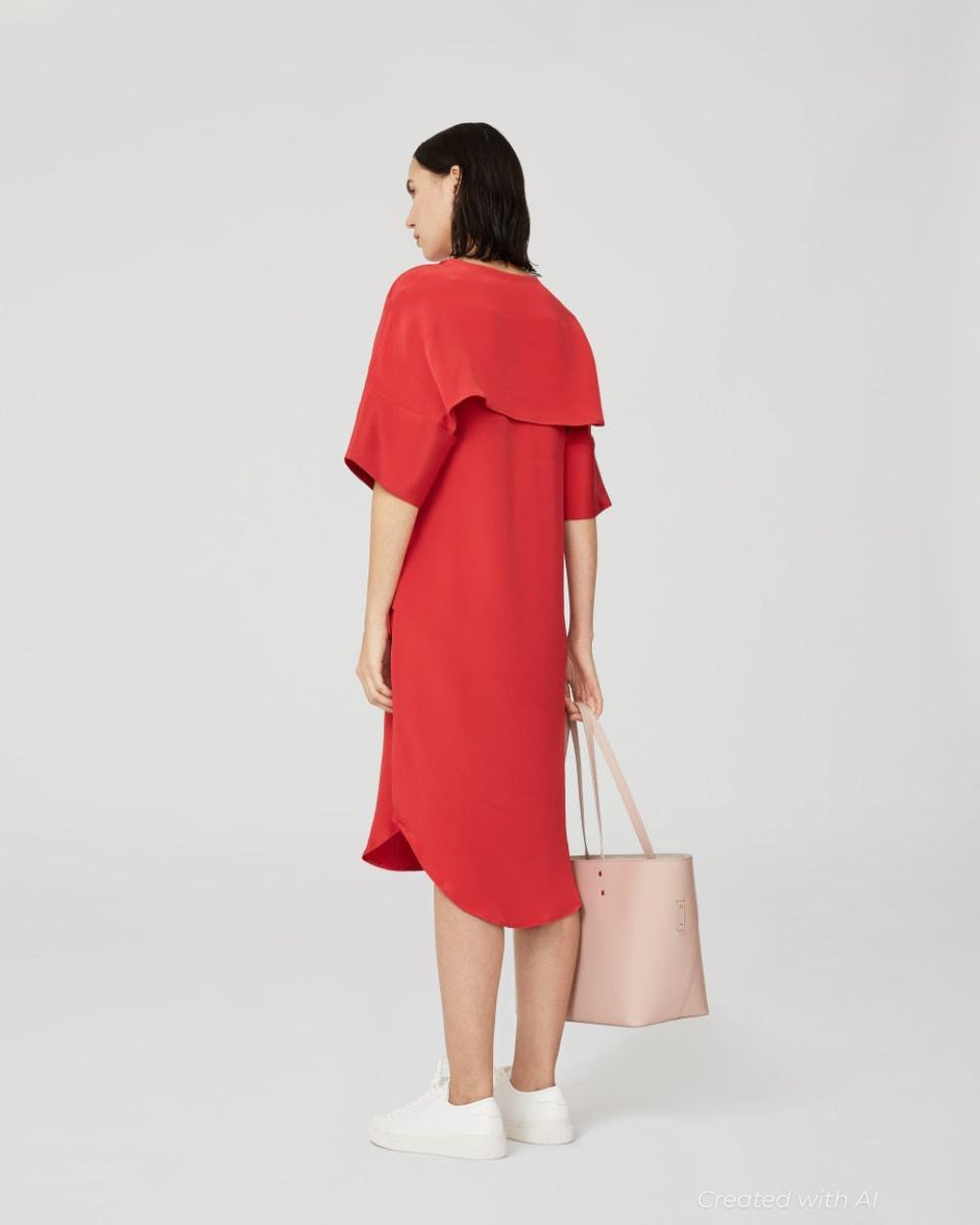 Silk Govenor’s Dress - Red - Dresses