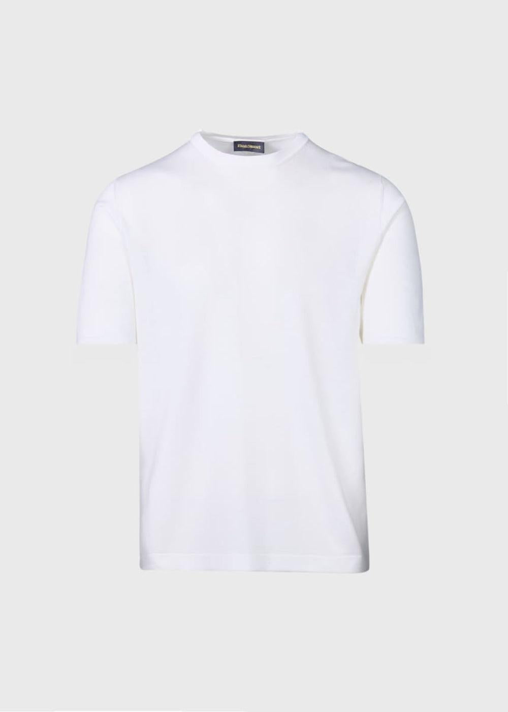 Silk Short Sleeve T-Shirt - White - XL (44) - T-shirt