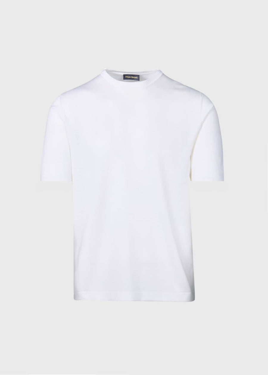 Silk Short Sleeve T-Shirt - White - XL (44) - T-shirt